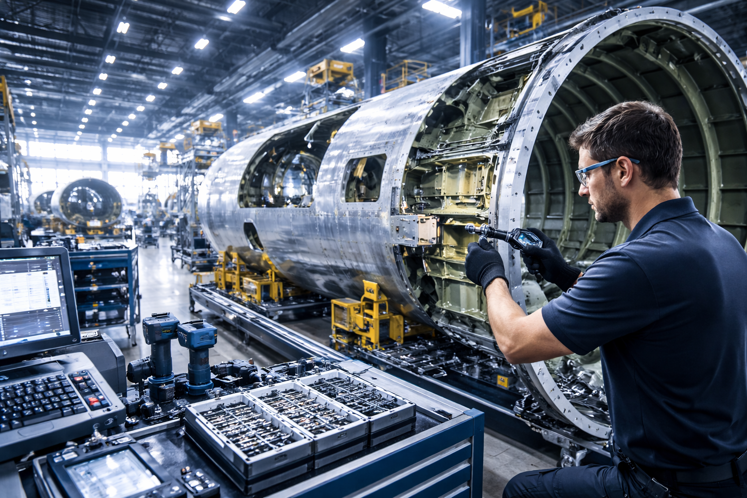 Aerospace and MRO workflow board